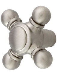 Fuller Cabinet Knob - 2 1/8 inch Diameter in Stainless Steel.